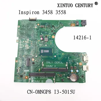 KN-0MNGP8 0MNGP8 MNGP8 pre notebook doske DELL Inspiron 3458 3558 14216-1 s CPU SR245 I3-5015U DDR3 100% test práca