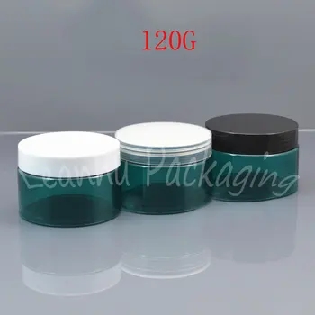 120 G Deep Blue Cream Jar , 120CC Maska / Cream / Prášok Balenie Jar , Prázdne Kozmetické Kontajner ( 30 PC/Lot )