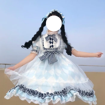 lolita módy kawaii Šaty Lolita originálny dizajn denne JSK šaty študent Lolita sladké dievča OP svetla lo sukne, šaty viktoriánskej