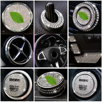 Diamond Výbava Nálepky Na Mercedes Benz W176 C117 X156 A CLA GLA Triedy Auto, Interiér Dekorácie Doplnky Nálepky Auto Styling