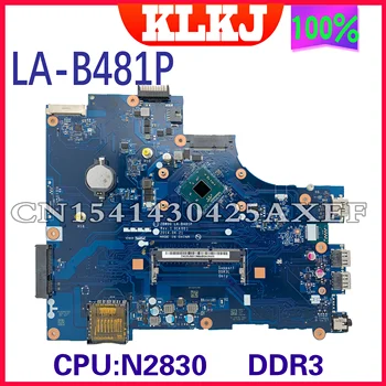 Dinzi ZBW00 LA-B481P Pre DELL Inspiron 15 3000 3531 Notebook Doska LA-B481P Dual-core N2830 