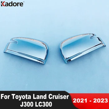 Príslušenstvo Toyota Land Cruiser J300 LC300 2021 2022 2023 Chrome Auto Spätné Zrkadlo Pokrytie Výbava Bočné Krídlo Týka Nálepky