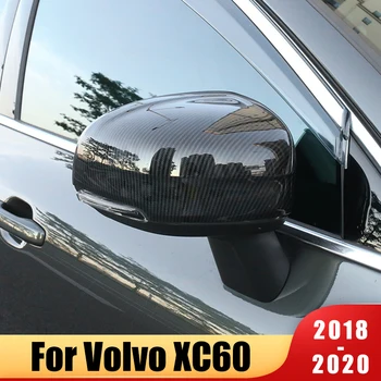 Pre Volvo XC60 2018 2019 2020 ABS Auto Spätné Zrkadlo Pokrytie Spp Shell Bývanie dvere, bočné krídlo zrkadlo Pokrytie Príslušenstvo