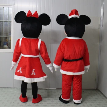 Vianočné Myši Maskot Kostým Cartoon Cosplay Party Spoločník Maškarný Charakter, Karneval, Vianočné Oslavy Inzerovať Oblečenie
