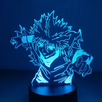 Killua Akcie Obrázok LED Nočné Svetlo Anime Hunter X Hunter 3D Vizuálne Svetlo Deti Spálne Dekorácie Svetla stolná Lampa Xams Dary