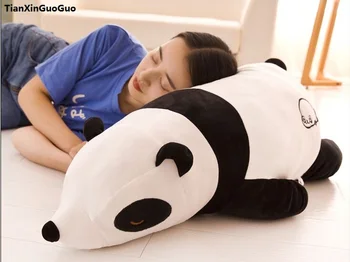 plyšová veľké 90cm náchylný panda plyšové hračky mäkké bábiky spanie vankúš darček k narodeninám s0986