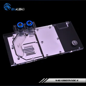 Bykski N-IG1080TIVXOC-X Úplné Pokrytie GPU Vodný Blok Pre iGame GTX 1080TI/1080/1070ti Vulcan Grafická Karta,VGA Cooler Chladič