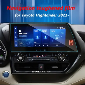 pre Toyota Highlander 2021 2022 Príslušenstvo GPS Navigácie Tvrdeného Skla Membrány Proti Blue Ray 12.8 palcový Chránič Film