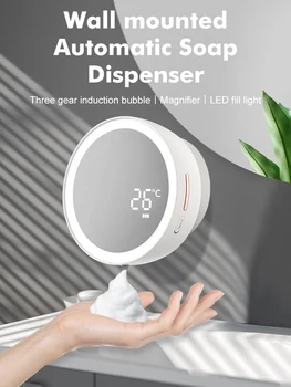 Xiao Nové Inteligentné Kozmetické Zrkadlo Penové Mydlá na Stenu Infračervené, Indukčné Automatické Hand Sanitizer Stroj USB Nabíjanie