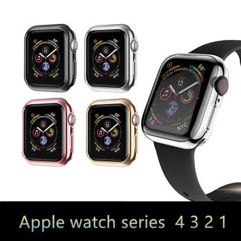 Kryt Pre Apple Hodinky prípade 44 mm 40 mm iWatch 42mm 38 mm Príslušenstvo Á Nárazníka Screen Protector Apple hodinky série 6 5 4 3 SE