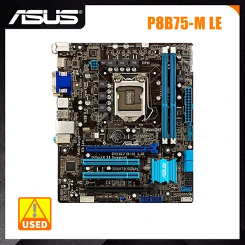 ASUS P8B75-M LE základná Doska 1155 Doske 1155 DDR3, Intel B75 B75M Core i7 2600K i3 3220 Cpu, 16GB PCI-E 3.0 HDMI USB3.0