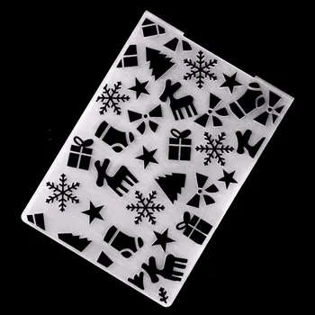 (5.8x4.1 palec) Vianočná vločka Plastové Razba Zložky DIY Scrapbooking Papier razba šablónu Karty Uskutočňovanie dodávok