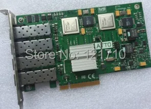 Priemyselné zariadenia ATTO FC44ES 4GB/S 4 GIGABIT FIBRE CHANNEL ( FC ) PCI-E X8 HOST BUS ADAPTER ( HBA )