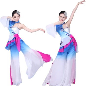 Dáždnik Tanečné Kostýmy 2017 Nové Klasického Tanca Kostýmy Elegantné Fanynka Tanečné Kostýmy Yangko Tanečné Oblečenie