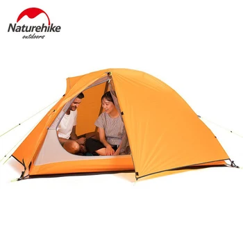 Naturehike jednoduché Dvojité Camping Profesionálne Ultralight Rainproof Stan 20 D Nylon Hliníkovej Zliatiny Horolezectvo Teplé Dobrodružstvo