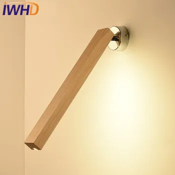 IWHD Dreva Sconce LED Nástenné Svietidlo Uhol Nastaviteľný Moderné Nástenné Svietidlá, Osvetlenie, Schody, Spálne, obývačky Wandlamp