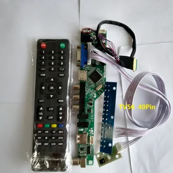 držiak pre LP140WH4(TL)(P2) 1 366 X 768 LCD LED Regulátor rady ovládač Obrazovky panel TV AV 40pin LVDS diaľkové VGA USB 14