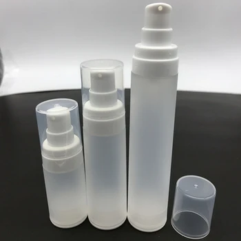 10pcs/veľa 15ml 30 ml 50 ml Prázdne Plastové Kozmetické Fľaša Cestovné Kvapaliny Fľaše Transparentné Airless Vákuové Čerpadlo toaletné Potreby Containe
