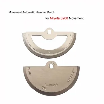Sledovať Pohyb Automatické Kladivo Patch pre Miyota 8200 Pohyby Opravy Časť Plech Rotora Príslušenstvo Hodinky