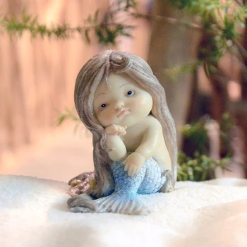 Európa Tvorivé Krásne živice Flower Fairy baby miniatúrne Sošky víla záhradný stôl remesiel Priateľka Darčeky domova