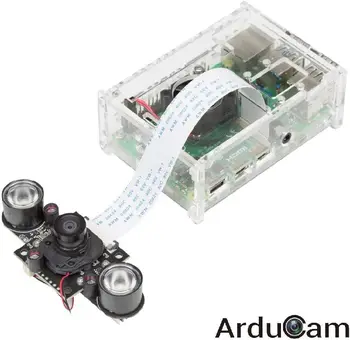 Arducam pre Raspberry Pi NOIR 5MP OV5647 Modul Kamery Motorizované IR-CUT Filter pre Denné a Nočné videnie Podporu Pi 4 Zero P