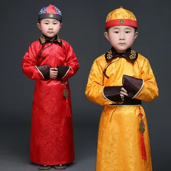 Nový Príchod Hanfu Male Deti Kostým Starovekej Čínskej Princ Kostým, Šaty Župan Nosenie Dávnych Cisára Cosplay