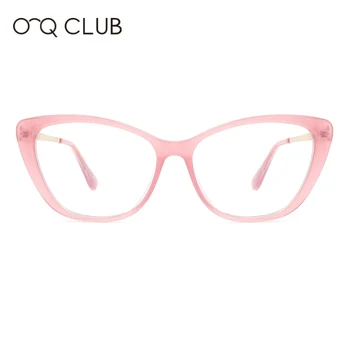 O-Q KLUB Cat Eye Módne Okuliare, Optické Krátkozrakosť Okuliare Rámy Ženy Vintage TR Okuliare Dizajn Značky 2022 Okuliare ZD7603