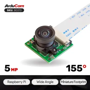 Arducam MINI OV5647 Široký uhol kamery modul pre Raspberry Pi 4/3/3 B+ a Viac